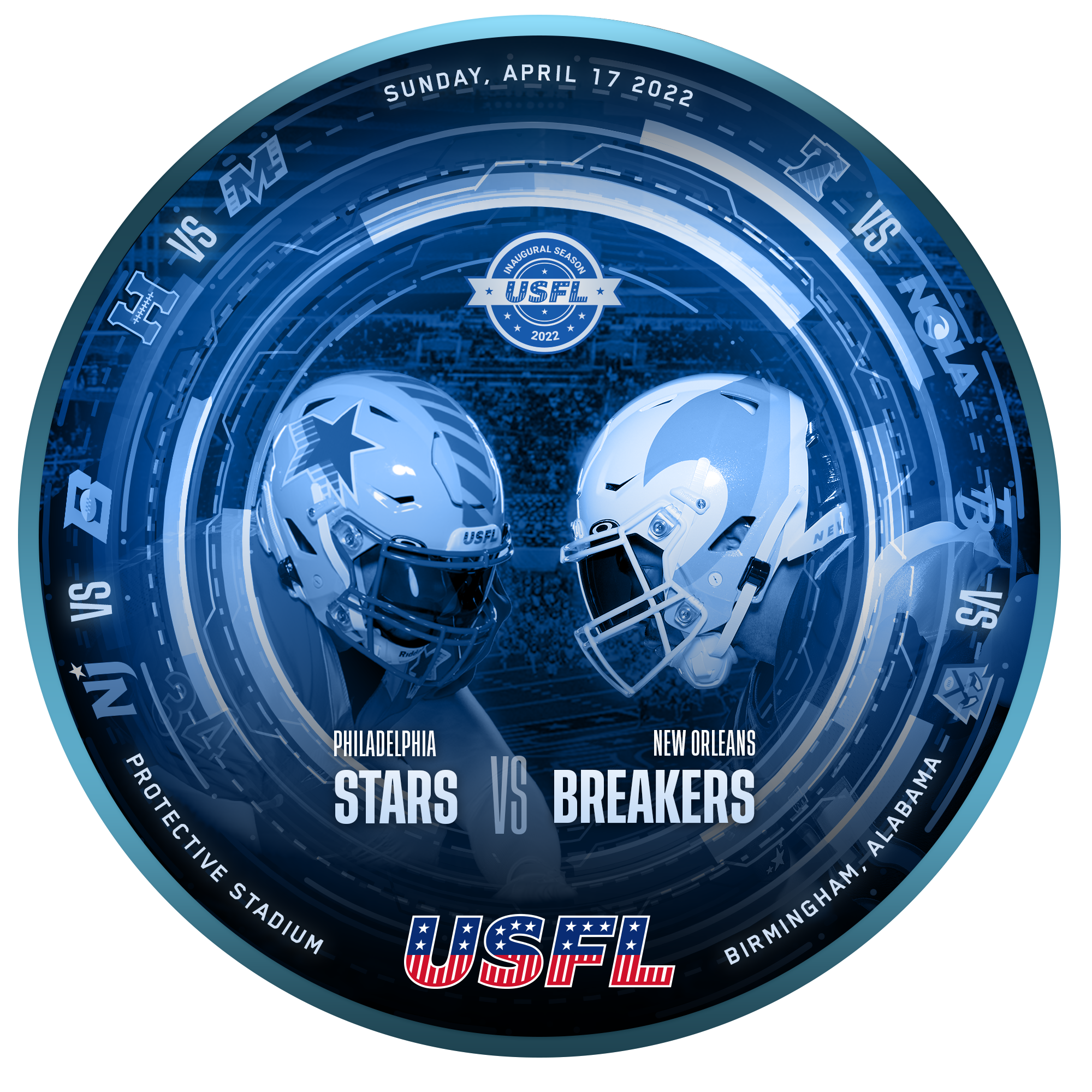 USFL - Week 1 - Game 3 - Philadelphia Stars vs New Orleans Breakers POAP image