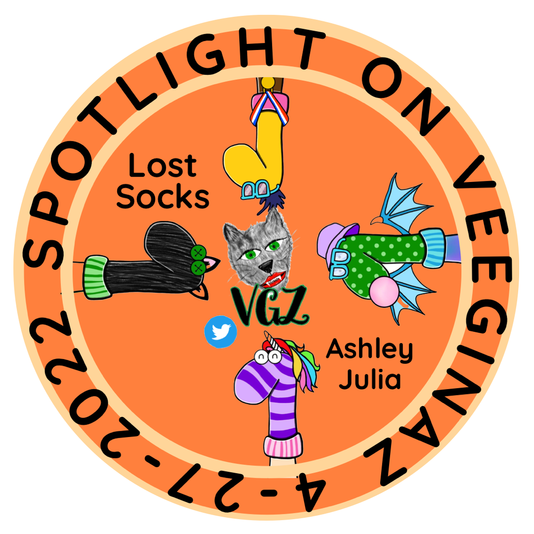 VeeGinaz Spotlight on Ashley Julia of Lost Socks POAP image