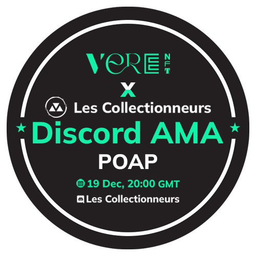 VereNFT x Les Collectionneurs AMA 19/12/2021 POAP image