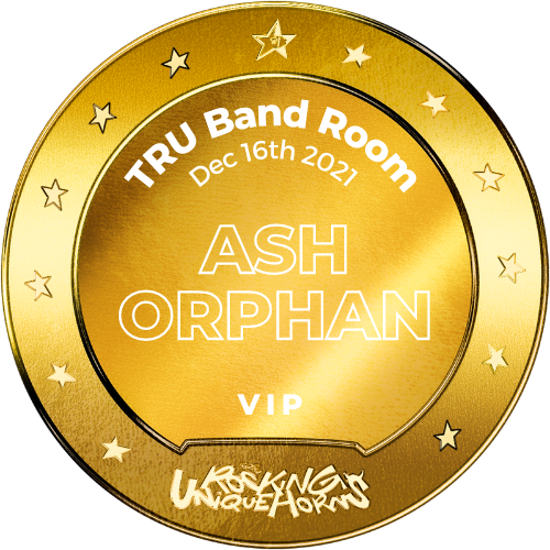 VIP Band Room Gig: Ash Orphan LIVE in concert [Dec 16th 10pm UTC] POAP image