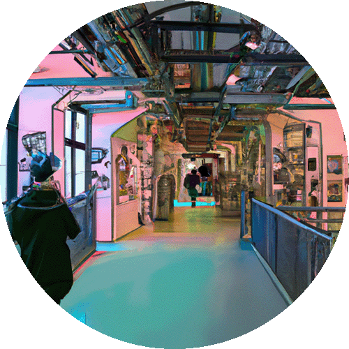 Visiting the Bright Moments NFT gallery in Berlin POAP image