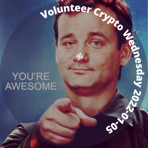 Volunteer Crypto Wednesday 2022-01-05 POAP image