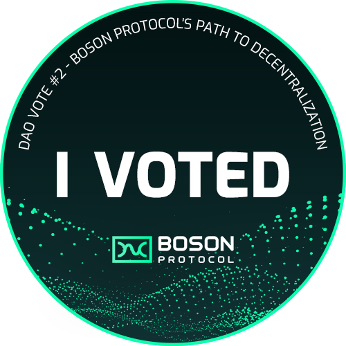 Voting on our DAO  POAP image