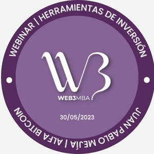 W3 Drop | Alfa Bitcoin, con Juan Pablo Mejía POAP image