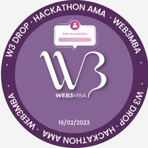 W3 Drop | AMA Hackathon POAP image