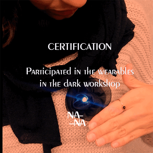 Wearables in the Dark Workshop POAP image