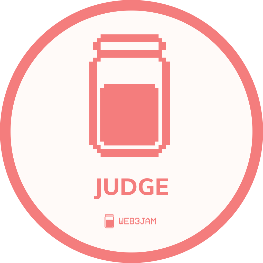 Web3 Jam 2021 Judge POAP image