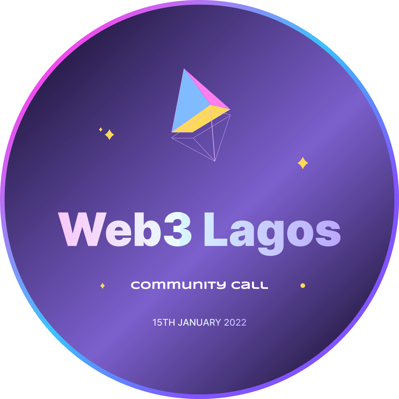 Web3 Lagos Community Call - January 15th 2022 POAP image