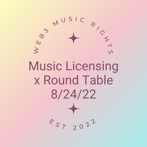 Web3 Music Licensing x Round Table Lunch POAP image