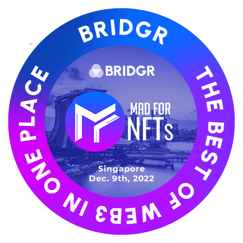 Web3 Social by BRIDGR - #001 Singapore POAP image