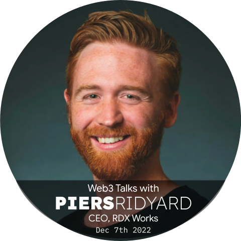 Web3 Talks with Piers Ridyard | W3G POAP image