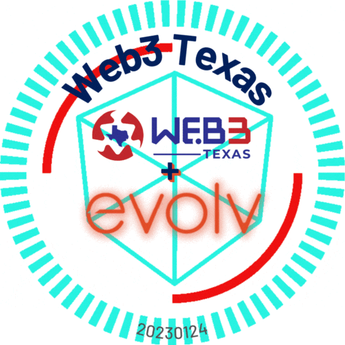 Web3 Texas + Evolv | Networking & Happy Hour POAP image