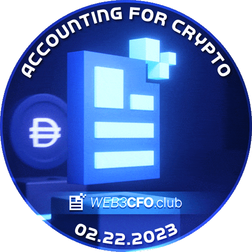 Web3CFO Webinar - Accounting for Crypto in 2023 POAP image
