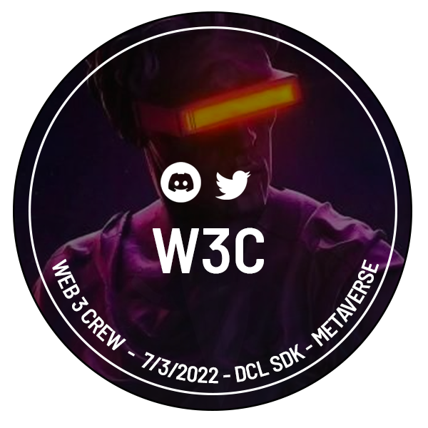 Web3Crew Metaverse - Decentraland SDK POAP image
