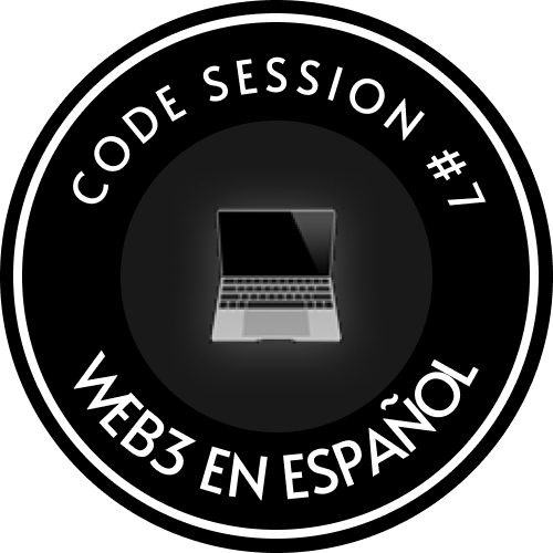 web3es - code session #7 POAP image