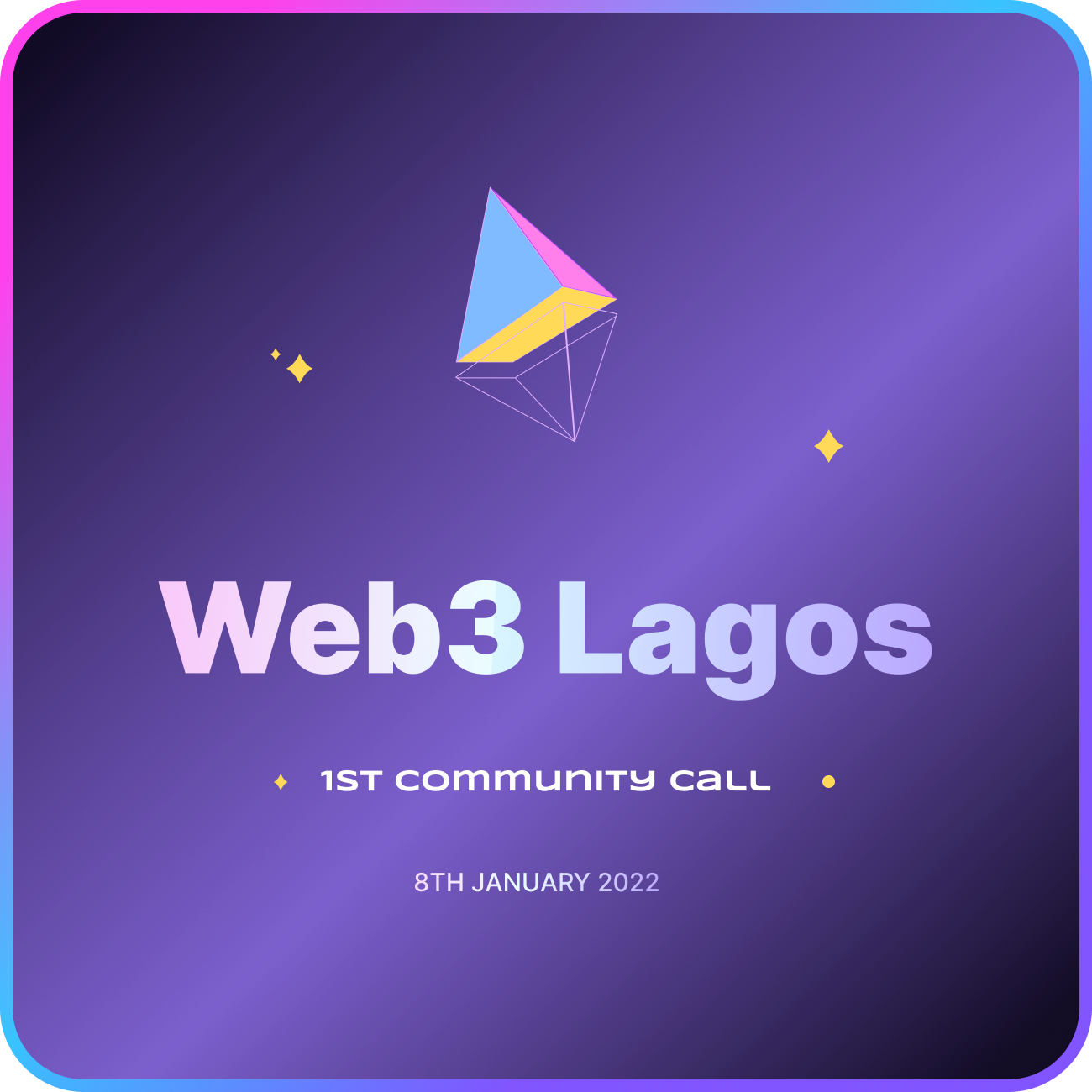 Web3Lagos community call POAP image