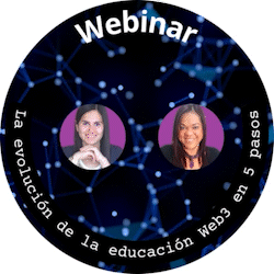 Webinar: "La evolución de la  educación: La Web3 en 5 pasos"  POAP image