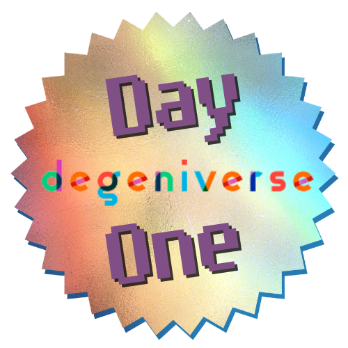 Welcome to Day One of the Degeniverse POAP image