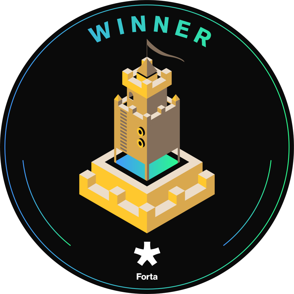 Winner - Forta Bot Contest sponsored by Forta. POAP image