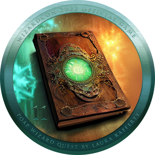 WizardCon WinterWizard POAP Quest Token 11 - Fire and Ice Spellbook drop image