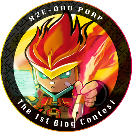 X2E-DAO’s 1st Blog Contest POAP image