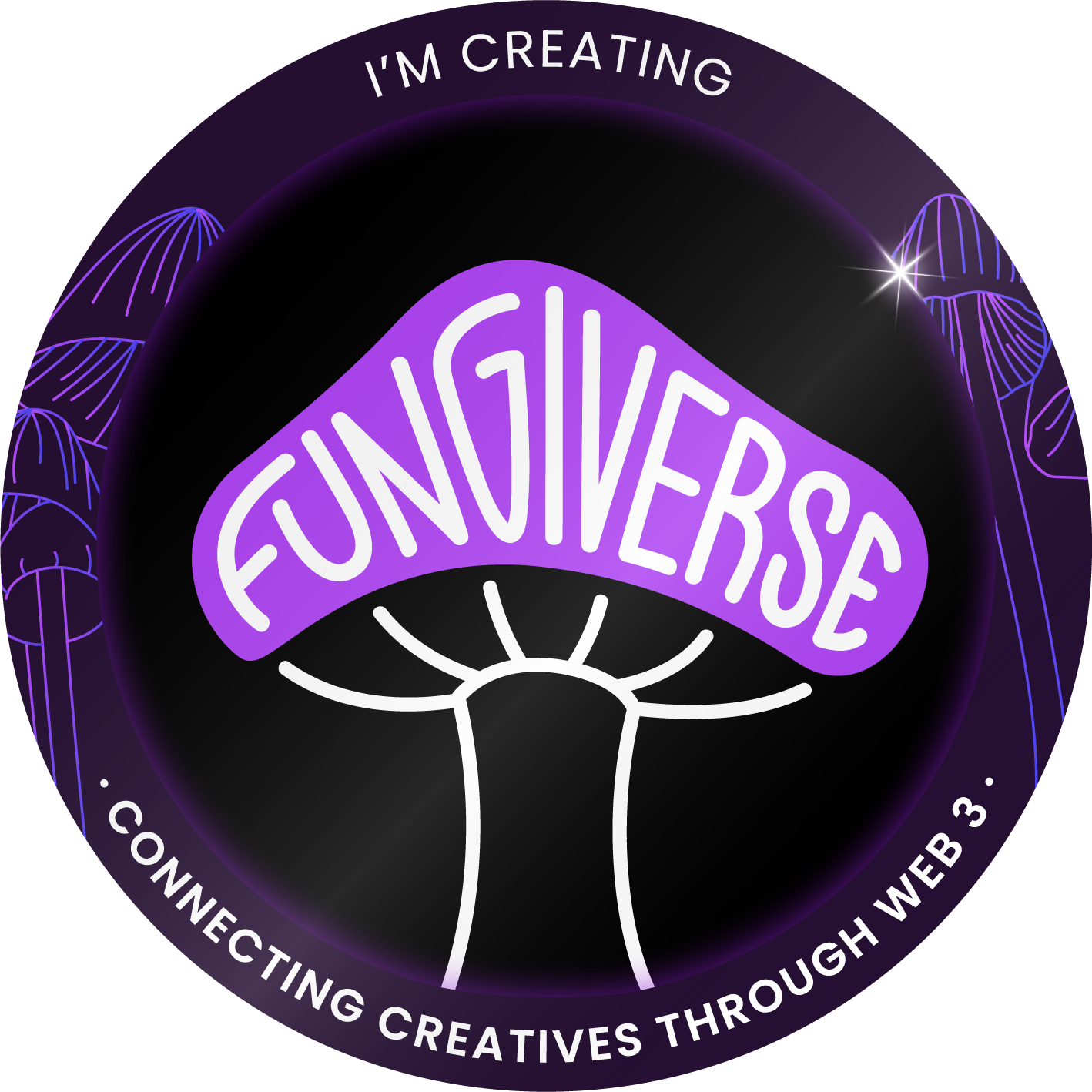 You are creating Fungiverse ✨🔮 POAP image