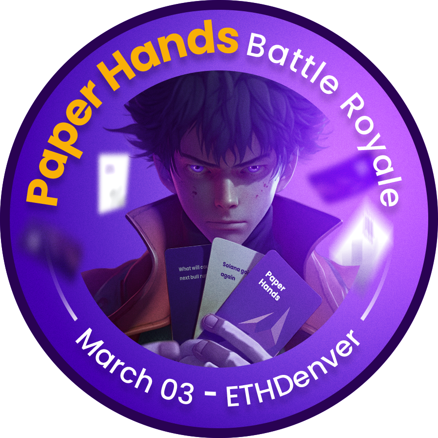 Drop #102529: You attended the Paper Hands Battle Royale tournament by Ambire Wallet