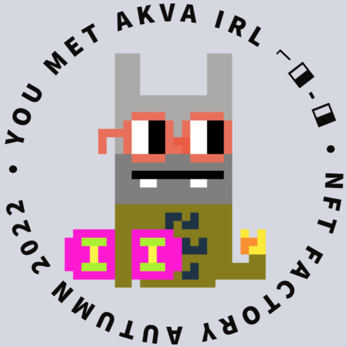 You have met Akva @ NFT Factory POAP image