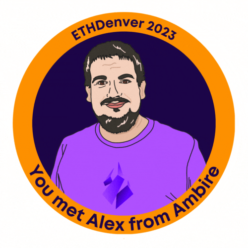 You met Alex from Ambire Wallet team POAP image