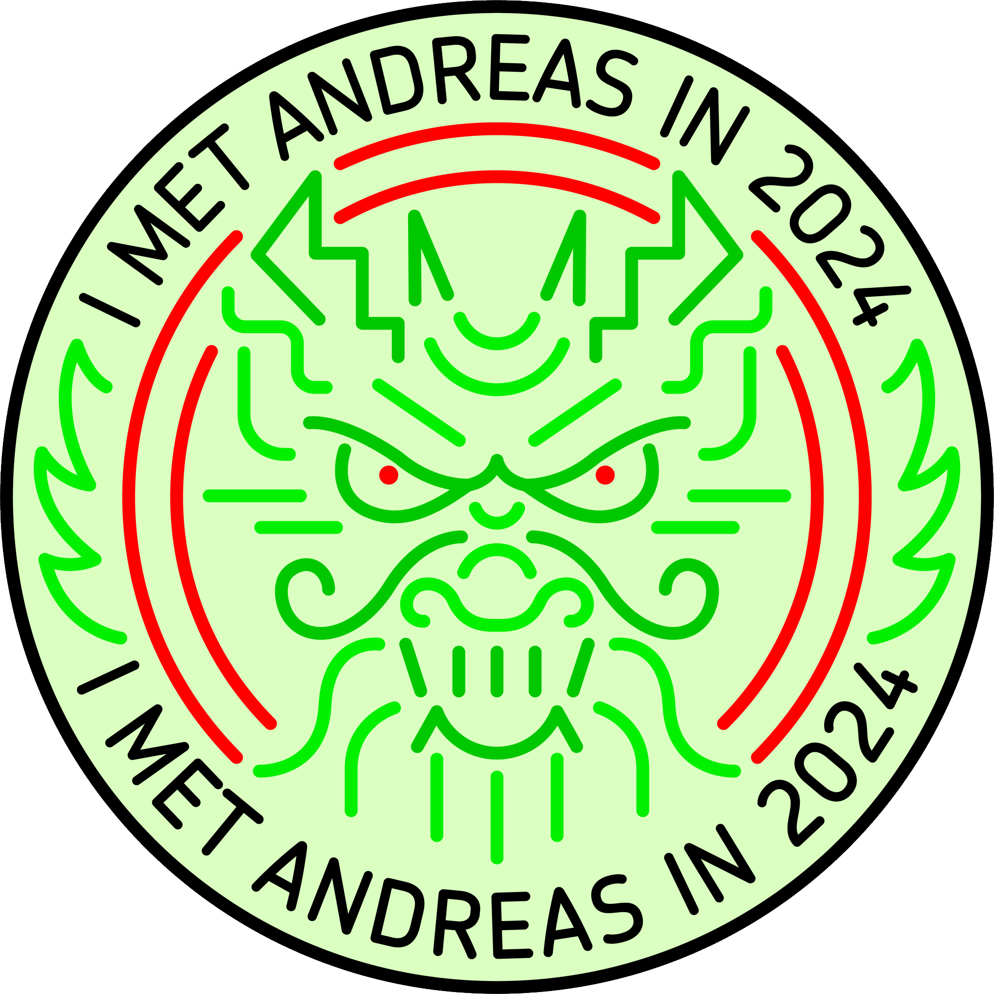 You met Andreas 👨🏻🎤 in 2024 (IRL) POAP image