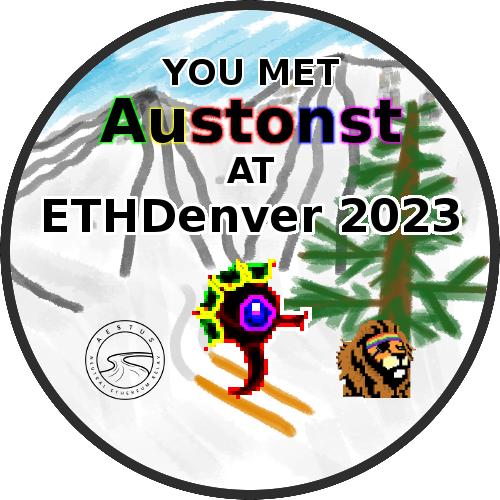 You Met Austonst at ETHDenver 2023 POAP image