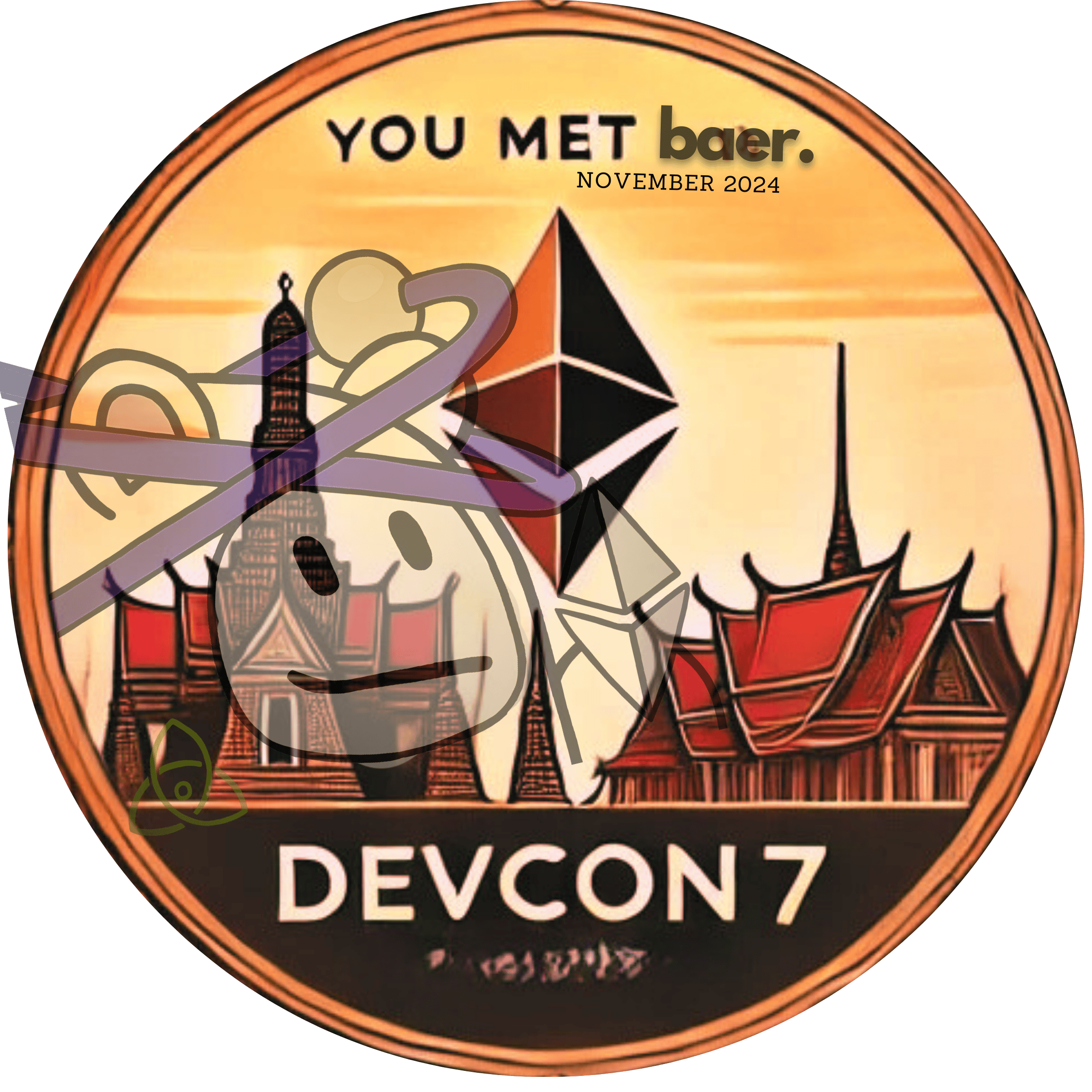 You met Baer.eth at Devcon POAP image