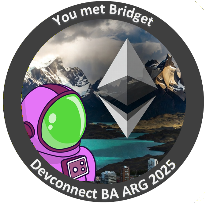 You met Bridget at Devconnect 2025 POAP image