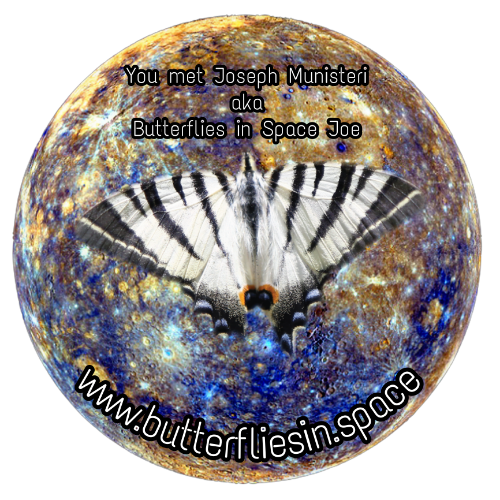You met Butterflies in Space Joe at an event in NYC in JULY 2022 POAP image