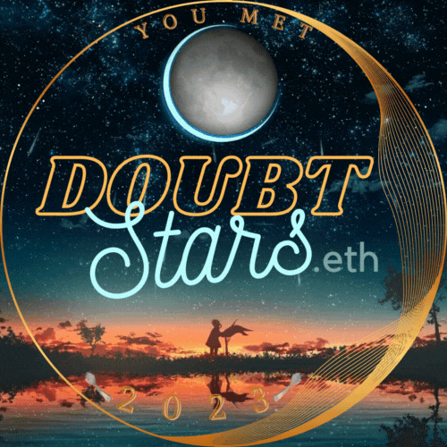 You met DoubtStars.eth at EthDenver POAP image