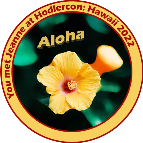 You met Jeanne at Hodlercon: Hawaii 2022 POAP image