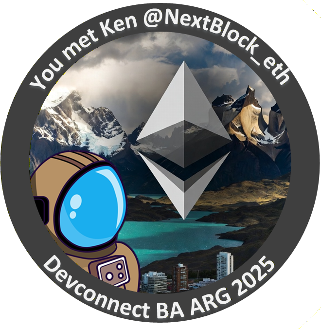 You met Ken at Devconnect 2025 POAP image