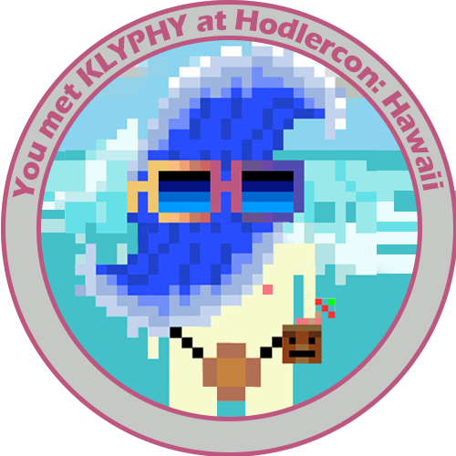 You met KLYPHY at Hodlercon: Hawaii 2022 POAP image
