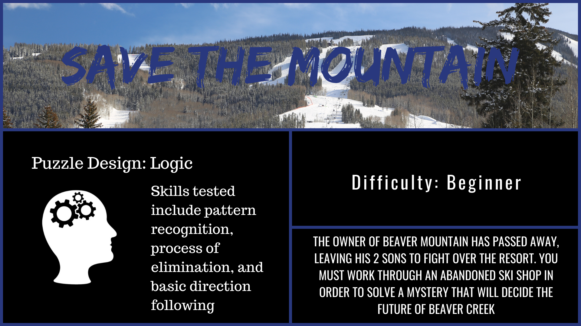 You Saved the Mountain at the Vail Valley Escape Room! POAP image