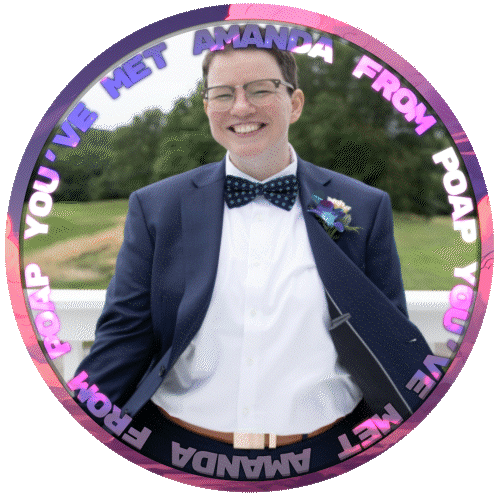 You’ve met Amanda from POAP IRL  POAP image
