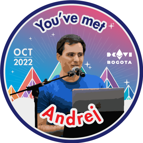 You’ve met Andrej at Devcon VI POAP image