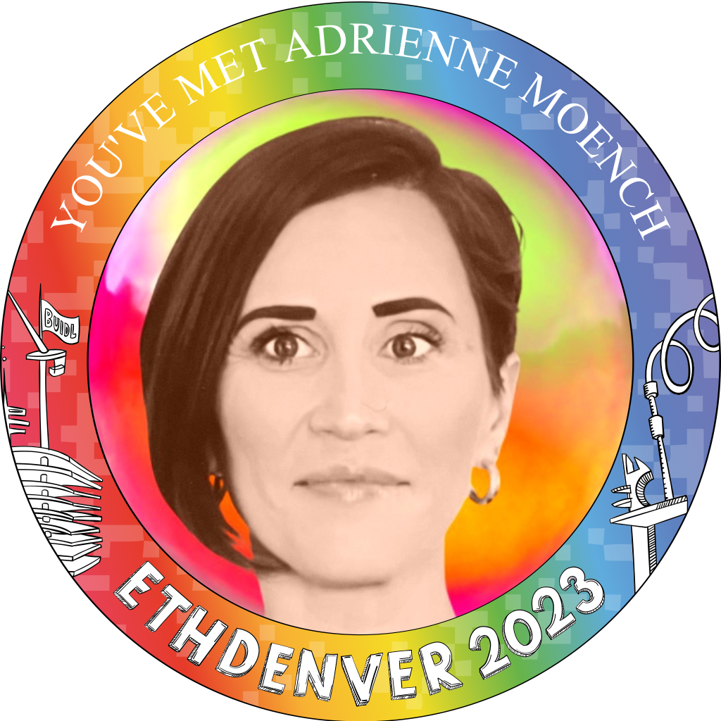You've met Adrienne Moench at ETHDenver 2023 POAP image