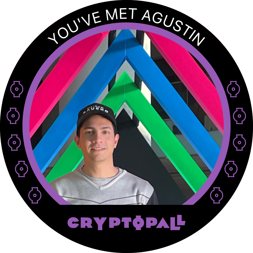 You've met Agustin  at Cryptopall '22 POAP image