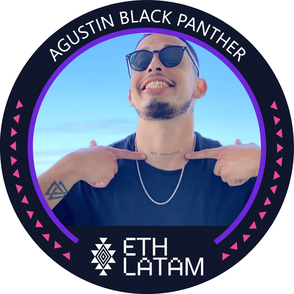 You've met Agustin Black Panther at ETHLatam '22 POAP image