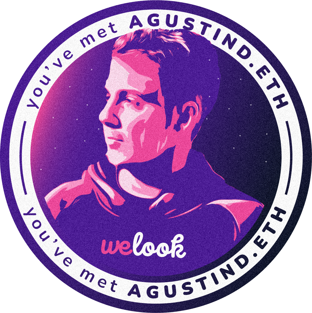 You've met agustind.eth in 2022 POAP image