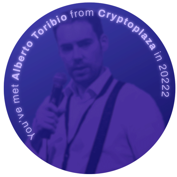 You've met Alberto G. Toribio from Crypto Plaza in 2022 POAP image