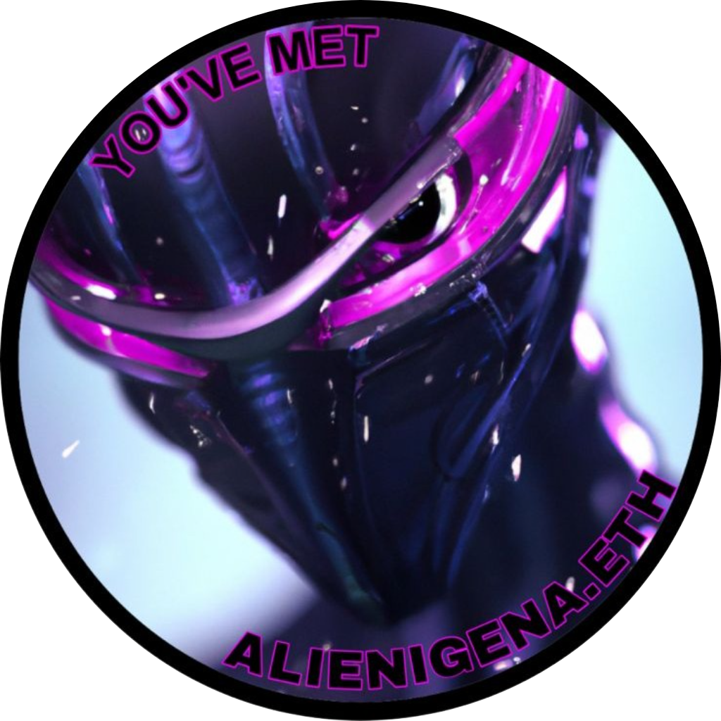 You've met Alienigena.eth - November 2022 POAP image