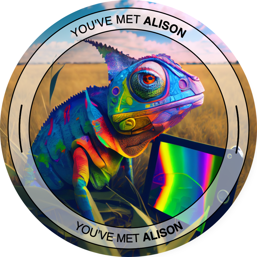 You've met ALison - January 2023 POAP image