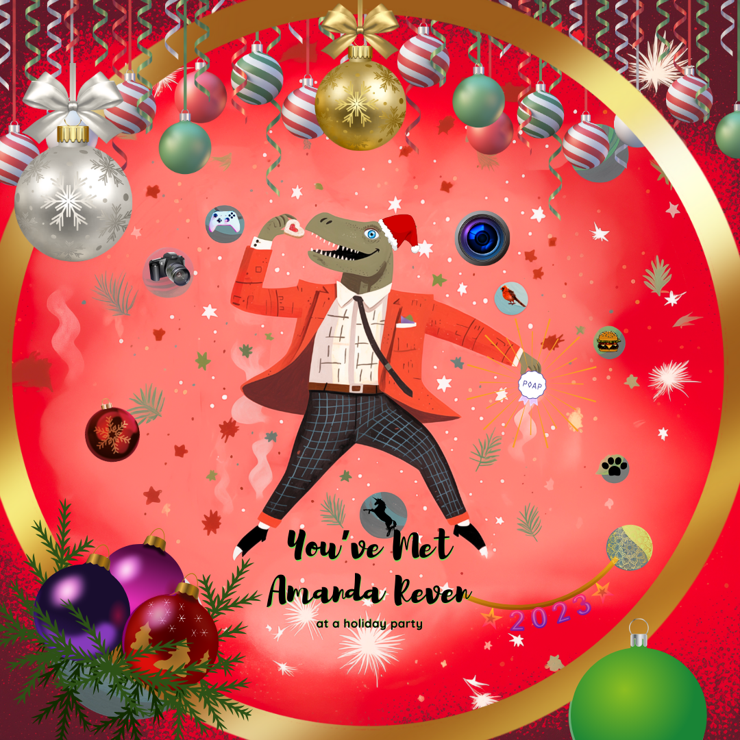 You've Met Amanda Reven at a Holiday Party POAP image