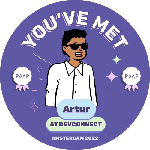 You've met Artur at Devconnect 2022 POAP image